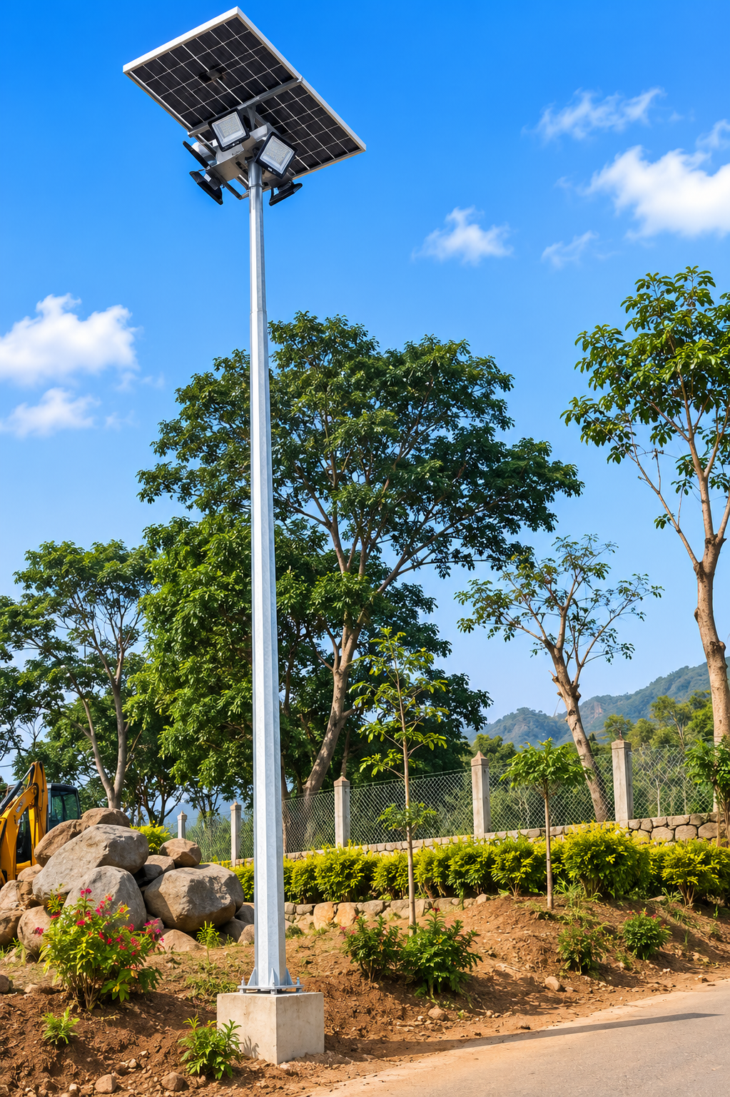 Solar High Mast Lighting System